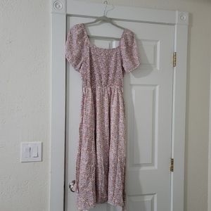 Floral Puff Sleeve Dress